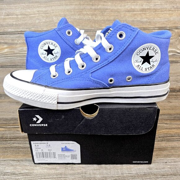 Converse Chuck Taylor All Star Mid Shoes W/Box Barely Worn Women's Size 7.5 - Picture 1 of 10